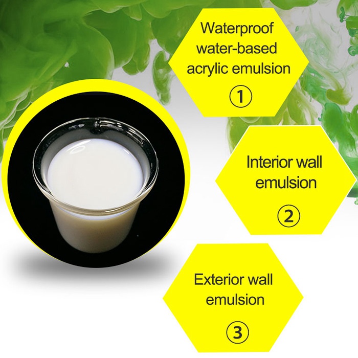 Tabrics no tejidas de emulsión textil acrílica