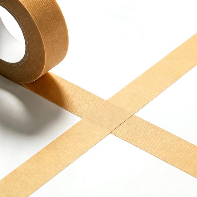Cinta adhesiva de papel kraft marrón